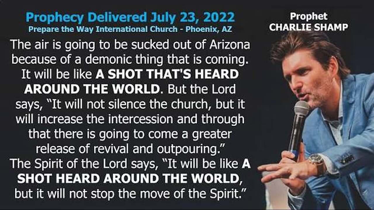🚨2022 Prophetic Word About Charlie Kirk