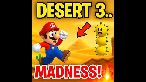 “Super Mario Bros. U | Dessert 3 Chaos 🍩🔥 Can I Survive This Level?!”