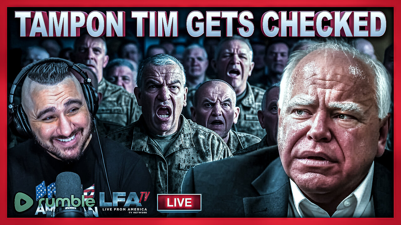 TAMPON TIM GETS CHECKED BY OG VETS | BASED AMERICA 4.11.25 5PM