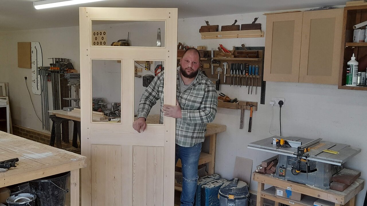 How I made this Georgian style door
