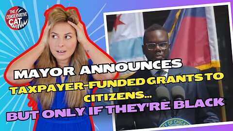 Mayor announces taxpayer-funded grants to citizens... but only if they're Black????