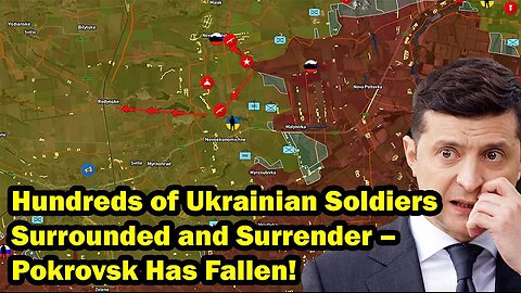 💥 Hundreds of Ukrainian Soldiers Surrounded and Surrender – Pokrovsk Has Fallen!
