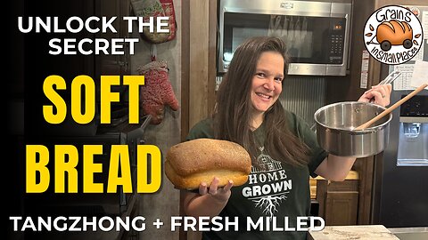 One Simple Step for the SOFTEST Bread! | Tangzhong Method + Fresh Milled Flour