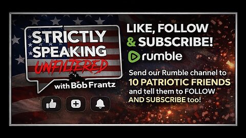 Strictly Speaking: UNFILTERED MONDAY!