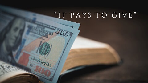 250720 "It Pays to Give" - Pastor Scott Craig