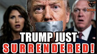 WTH Happened? Did Trump Just SURRENDERED!? Is He Being Blackmailed?