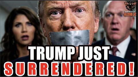 WTH Happened? Did Trump Just SURRENDERED!? Is He Being Blackmailed?