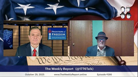 The Frontiers of Freedom Weekly Report - October 29, 2025