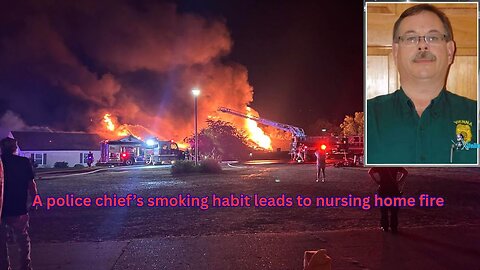 A police chief causes a bad fire because of misplaced cigarette after midnight call out