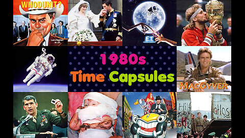 80's Time Capsule Remix Mashup - MTV Anniversary Special - Max Headroom “Lessons” & “Baby Grobags"