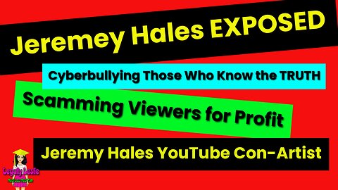 The YouTube Con: How “What the Hale$” Manipulates, Defames, and Scams for Profit