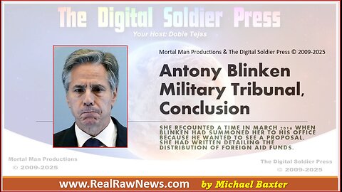 Antony Blinken Military Tribunal Conclusion
