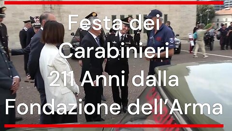 Festa dei Carabinieri, 211 Anni dalla Fondazione dell’Arma