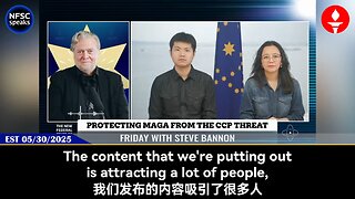 Bannon praises War Room & NFSC for exposing CCP’s hidden truths! 🔥