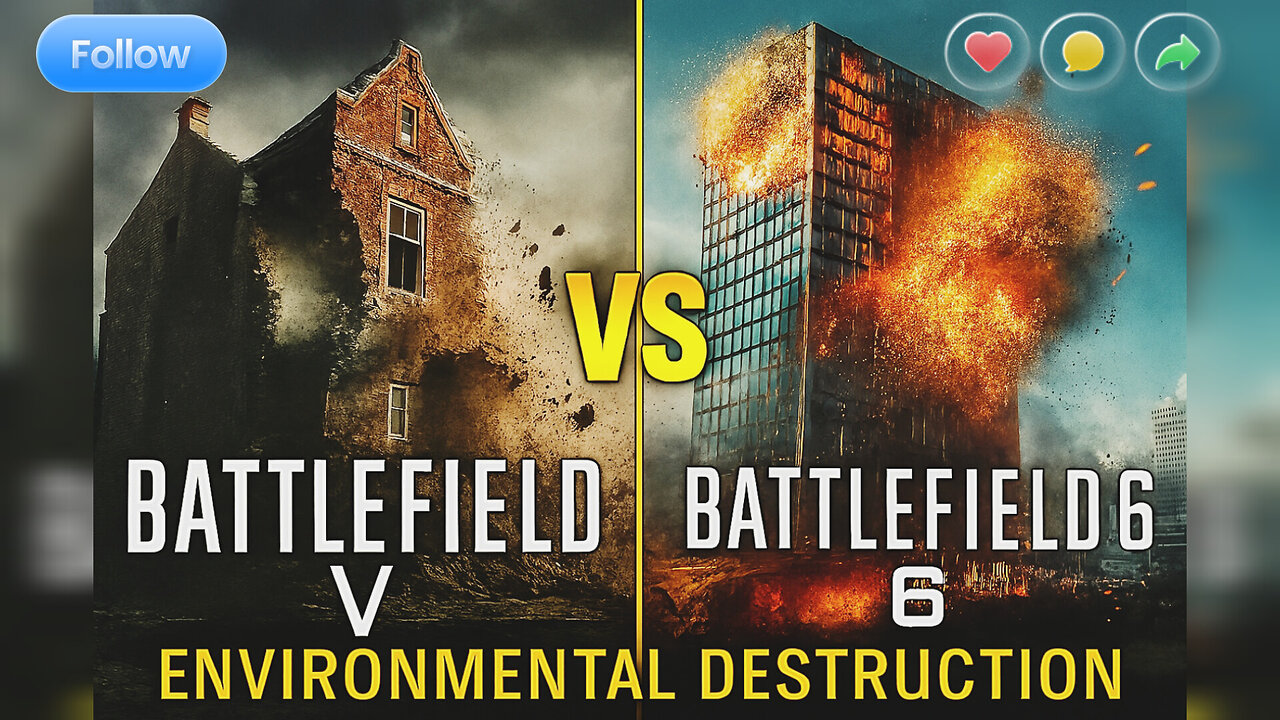 Battlefield 6 vs Battlefield V – Environmental Destruction Comparison