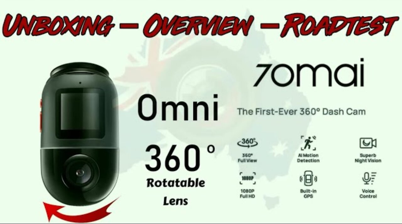 Aussiecams - 70mai Dash Cam Omni UNBOXING, ROADTEST and OVERVIEW and we have a DASH CAM GIVEAWAY!