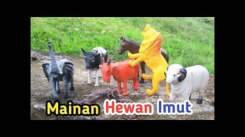 mencari mainan hewan gajah_ hewan singa_hewan kerbau_hewan domba_hewan kambing_hewan kuda