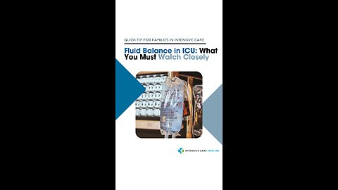 Fluid Balance in ICU: What You Must Watch Closely