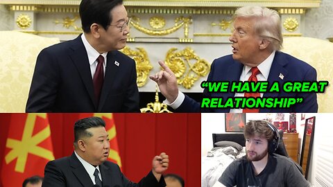 Trump Talks to the South Korean President about Kim Jong Un