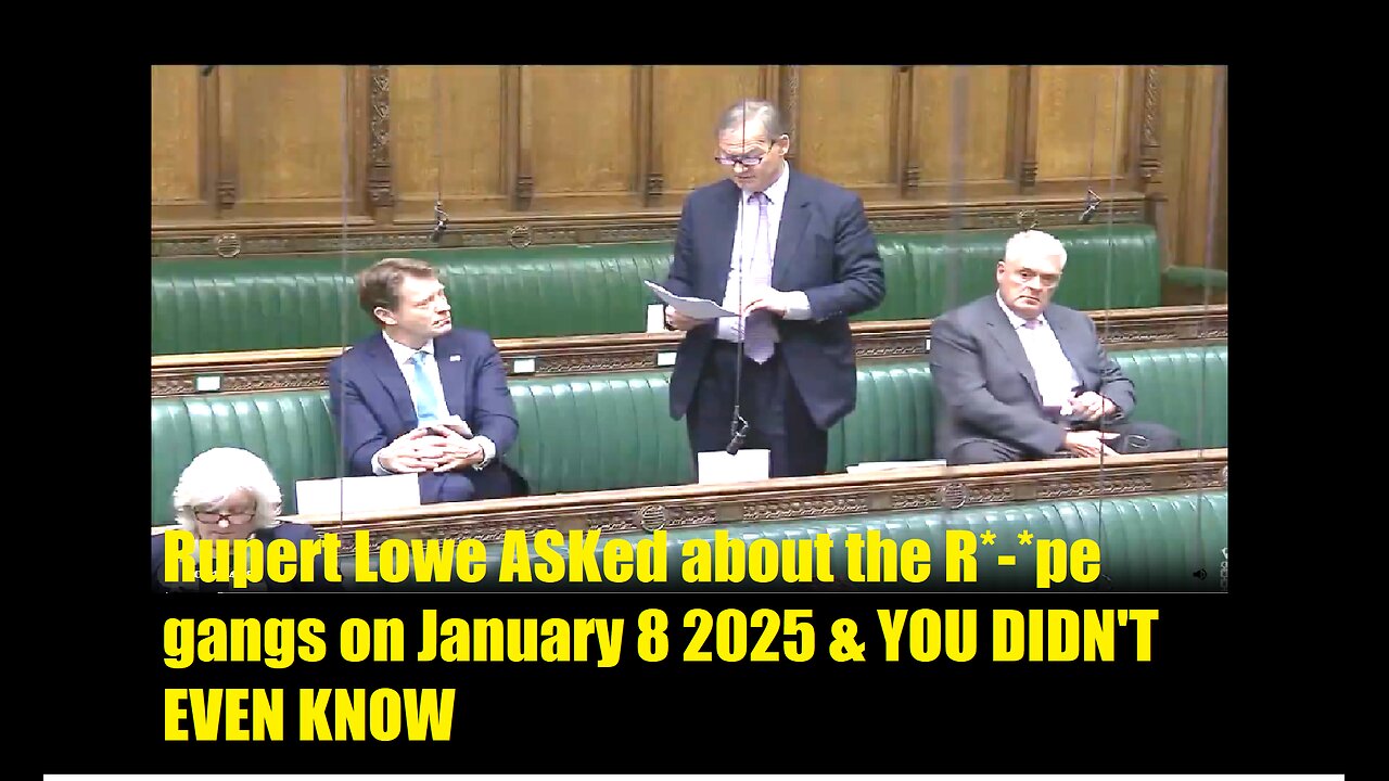 Rupert Lowe ASKED the RIGHT questions On January 8 2025
