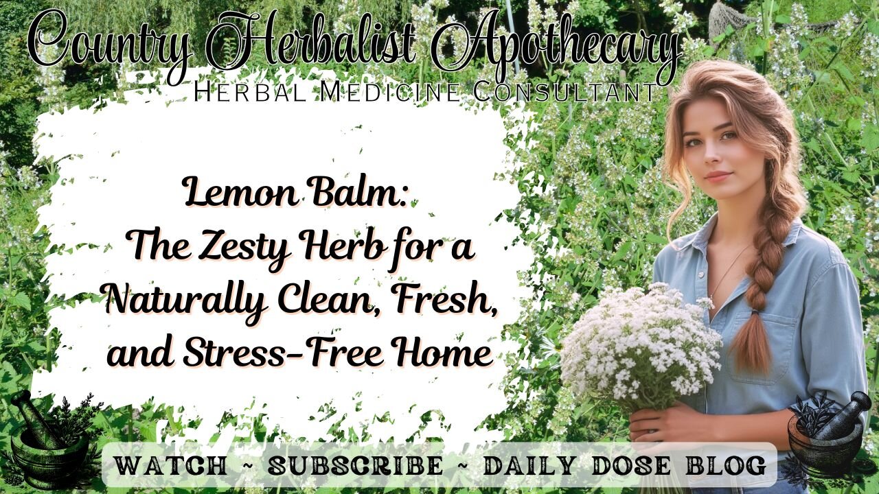 Lemon Balm: The Zesty Herb for a Naturally Clean, Fresh, and Stress-Free Home