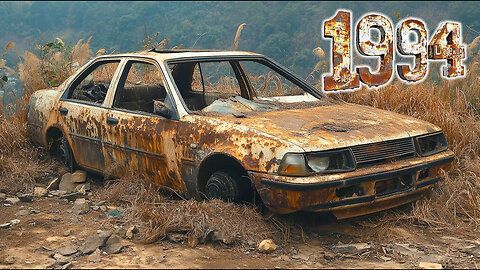 Young Woman Completely Restores an Abandoned 1994 Daewoo Cielo/ Start to Finish
