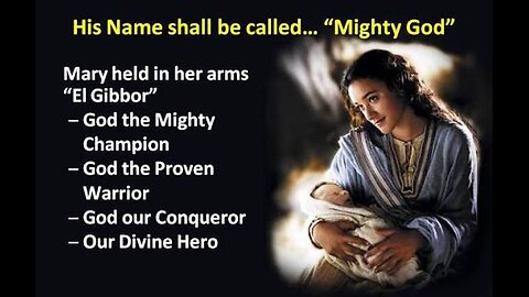 JESUS THE MIGHTY GOD IN LUKE & ACTS: MARY CHOSEN TO BE THE MOTHER OF GOD IN FLESH #truth #jesus #chr