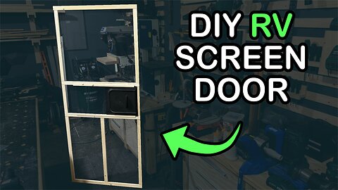 DIY Camper Screen Door #cargocamper