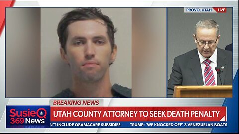 UTAH COUNTY ATTORNEY TO SEEK DEATH PENALTY