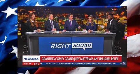 From Newsmax: DOJ awarded time to fight unusual release of grand jury records in Comey case