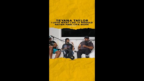 @teyanataylor I love what I do, it should never feel like work