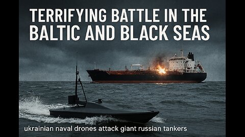 Terrifying Battle in the Baltic and Black Seas: Ukrainian Naval Drones Attack Giant Russian Tankers