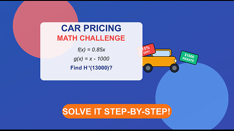Solving this car dealership discount problem