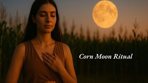 Corn Moon Ritual | Embody Your Harvest, Nourish Your Spirit, Root in Sacred Stillness