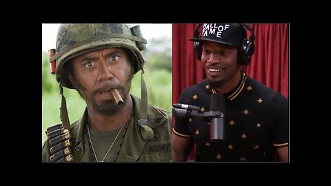 Jamie Foxx Talks about Robert Downey Jr doing Blackface - Joe Rogan