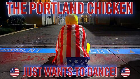 The Portland Chicken just wants to dance!