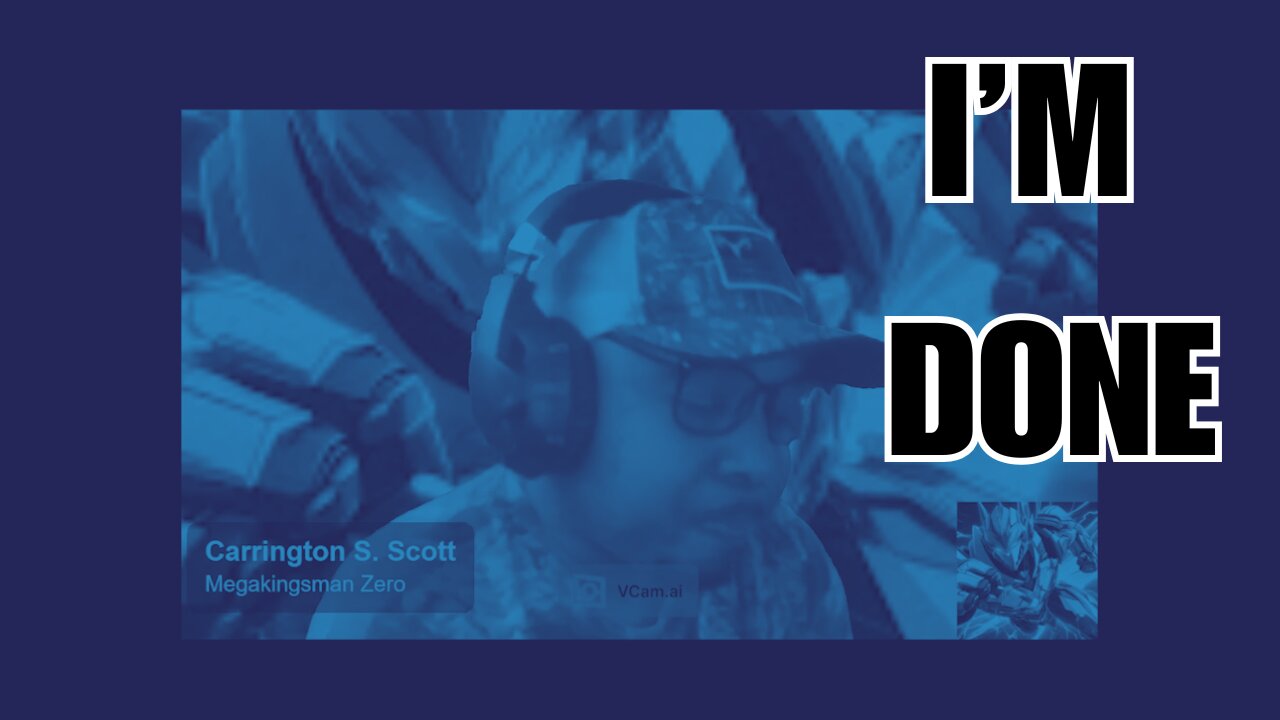 So, I Did My Last Stream