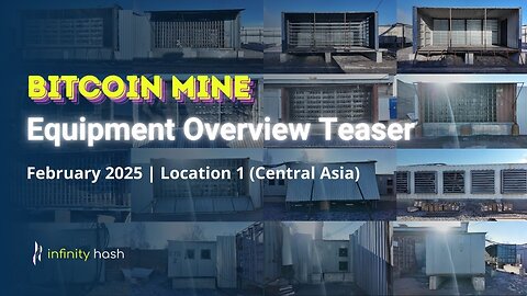 Bitcoin Mine Equipment Overview Teaser February 2025 | Location 1 (Central Asia)