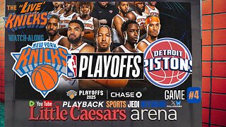 🏀First-Round Playoff GAME#5 Detroit Pistons at New York Knicks WATCH ALONG & REACT