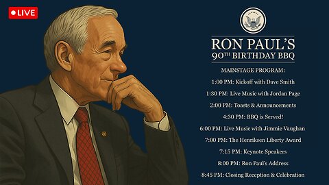 MAINSTAGE @ The Ron Paul 90th Birthday BBQ