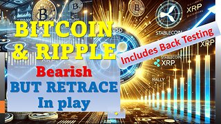 BITCOIN & Ripple STILL Bearish BUT possible RETRACE??