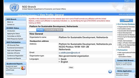 Wanneer geeft eigenaar van NieuwRechts opdracht om te publiceren over NCDO (NGO Verenigde Naties)