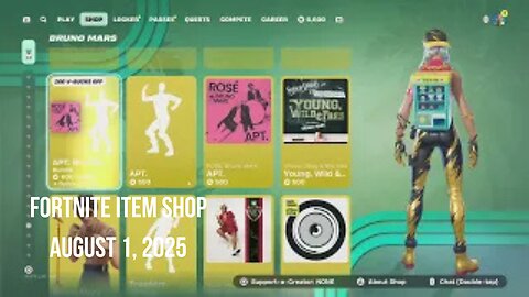 Fortnite Item Shop|August 1, 2025(*New* Umbra Nyte Bundle & Kicks)