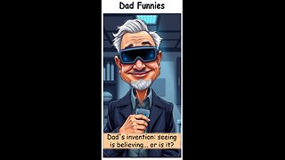 Dad’s Night Vision Glasses: Ready to Face What Lurks in the Dark? 👀🌚 #DadJoke #NightVision