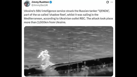 Did Ukraine OR US Hit Russian Dark Fleet? 12-19-2025