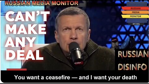 Solovyov's GENOCIDAL Rant: 'Ukrainians Deserve ONLY Vengeance!