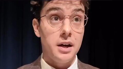 Guest speaker makes speech in the retarded language of GenZ