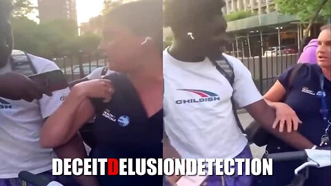 A black man tries stealing a white woman's paid-for city bike. The video clip went viral, and the white female victim was labeled a racist, and that she was making everything up
