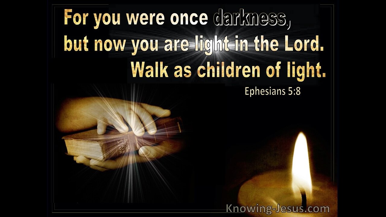 Revelations with Watchman44 -"You Were Formerly Darkness, But Now You Are Light in the LORD" 3/31/25