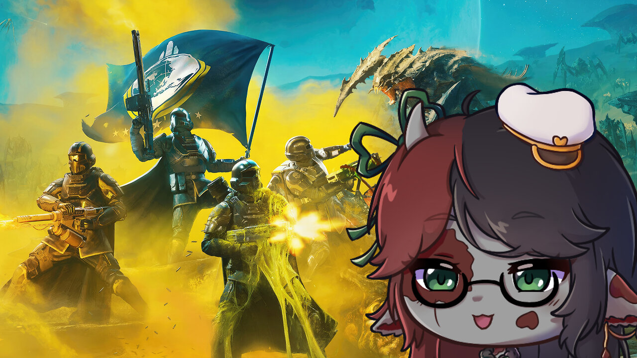 Making a thumbnail? Stand ball for Helldiver fall? Twitter?